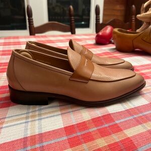 Paul Fredrick penny loafers